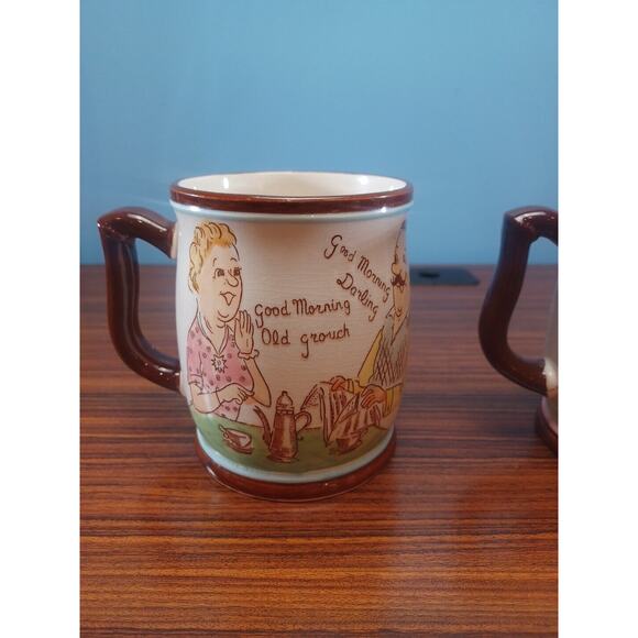 Vintage Master Of The House & Lady of the House, Good Morning Grouch & Darling” - Picture 3 of 9